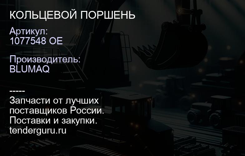 1077548 OE КОЛЬЦЕВОЙ ПОРШЕНЬ | купить запчасти